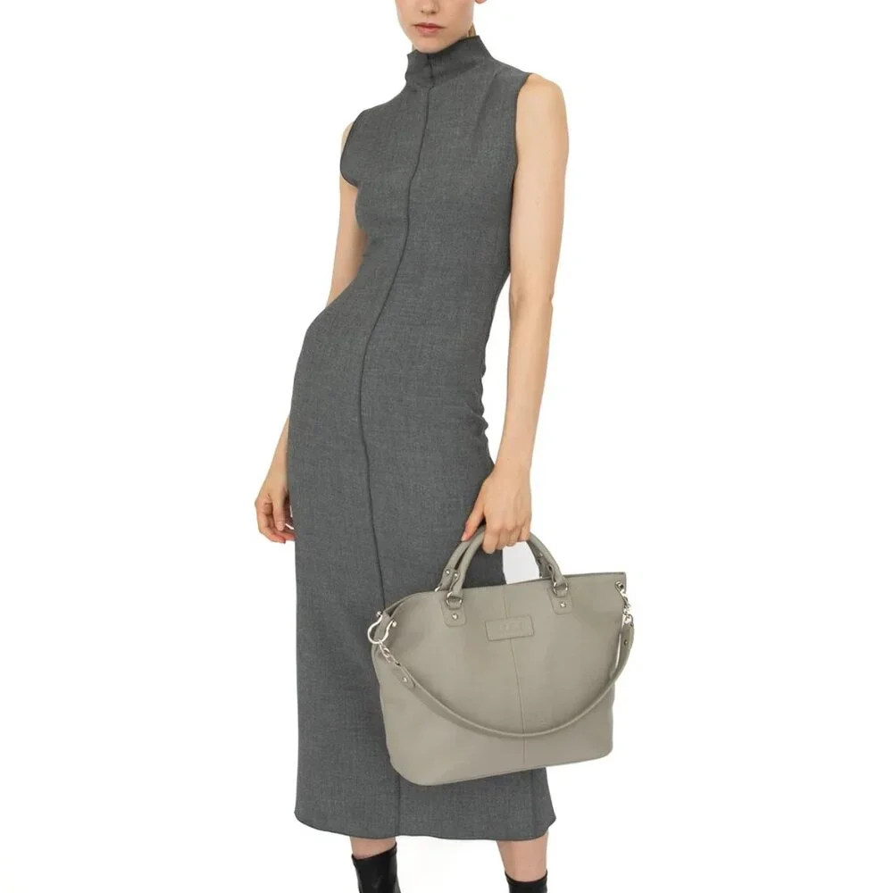 NEW M.I.L.A. Darcy Large Slouchy Hobo Style Shoulder Handbag Purse Leather Bag